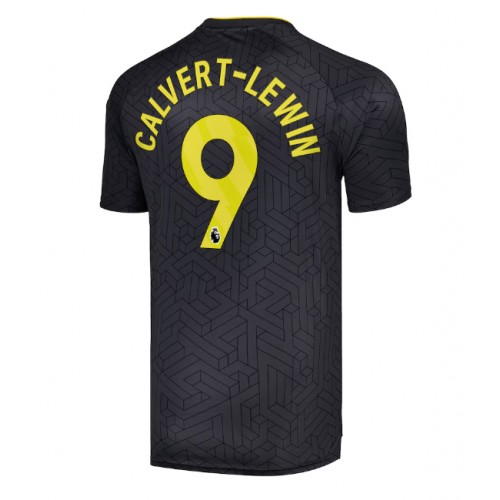 Fotballdrakt Herre Everton Dominic Calvert-Lewin #9 Bortedrakt 2024-25 Kortermet